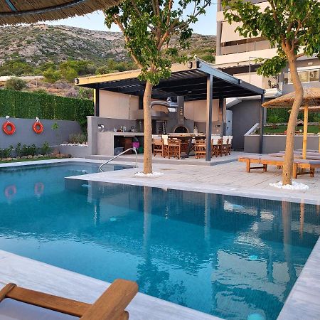 "Stergiou Luxury Apartments" Με Κοινη Πισινα Saronida Exteriör bild