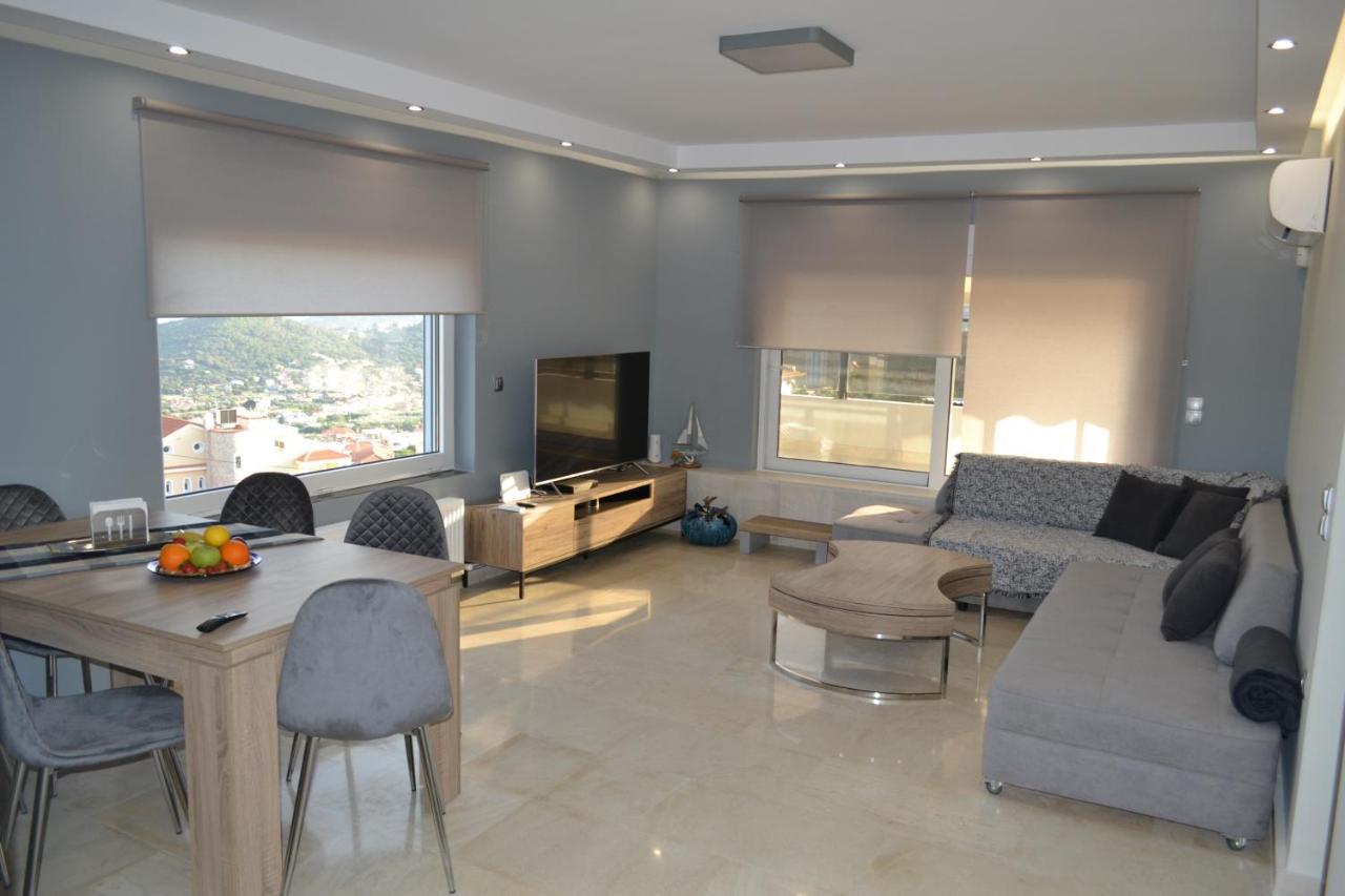 "Stergiou Luxury Apartments" Με Κοινη Πισινα Saronida Exteriör bild
