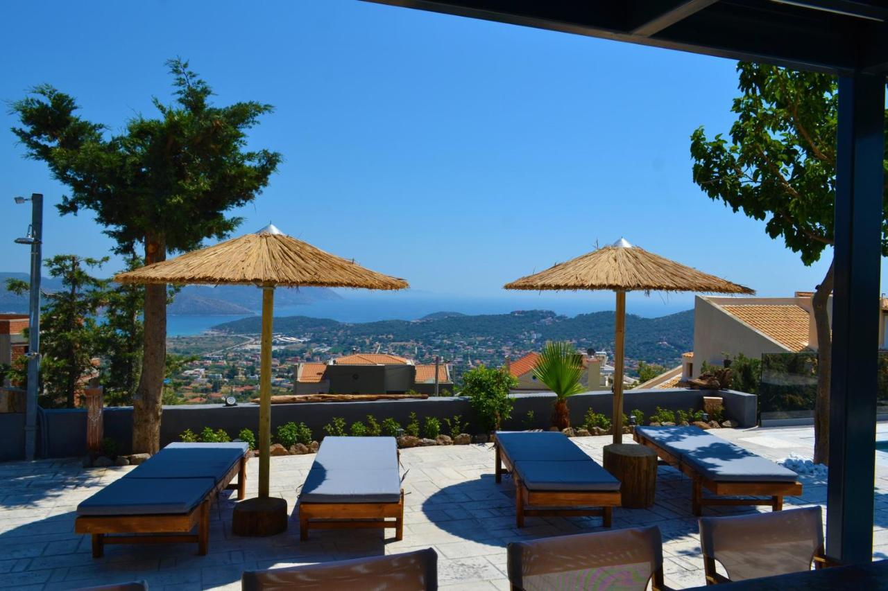 "Stergiou Luxury Apartments" Με Κοινη Πισινα Saronida Exteriör bild