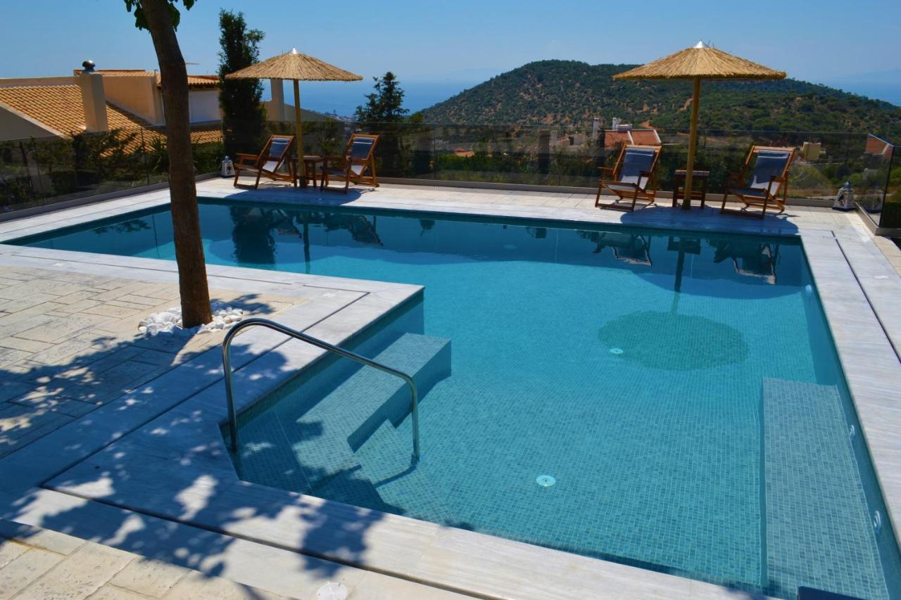 "Stergiou Luxury Apartments" Με Κοινη Πισινα Saronida Exteriör bild