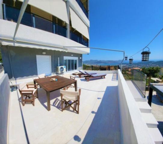 "Stergiou Luxury Apartments" Με Κοινη Πισινα Saronida Exteriör bild