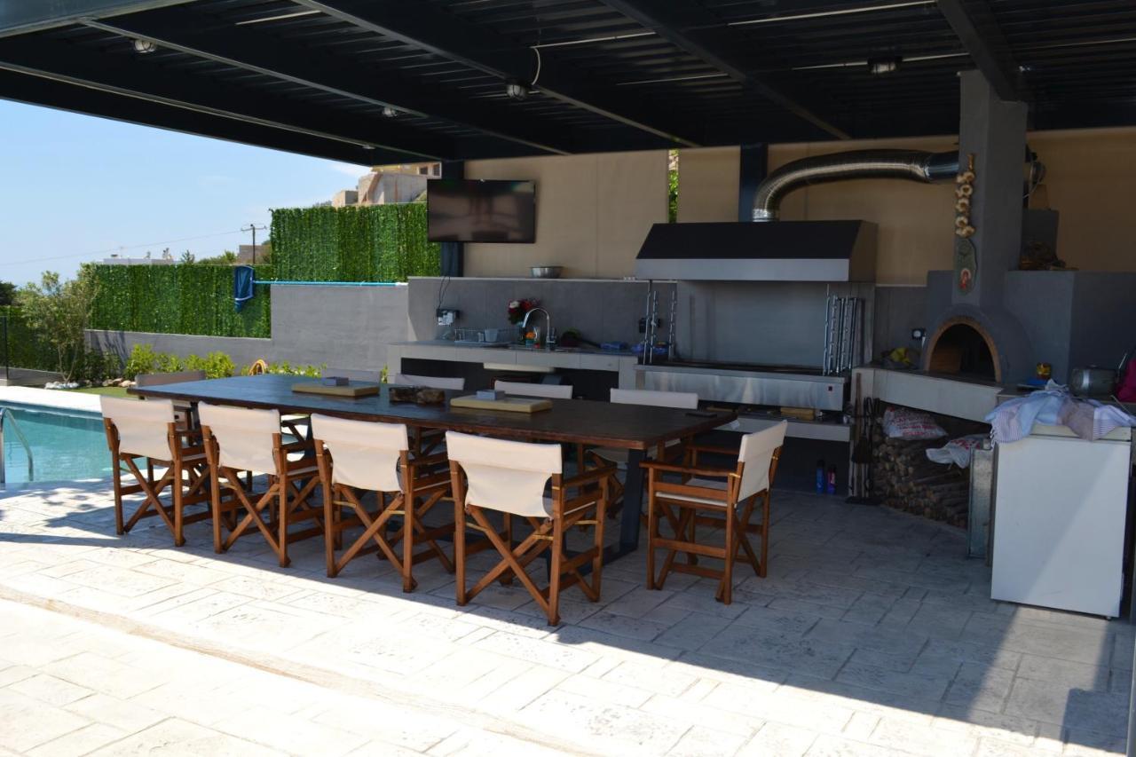 "Stergiou Luxury Apartments" Με Κοινη Πισινα Saronida Exteriör bild