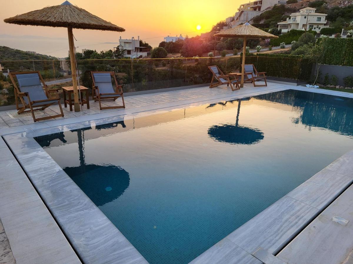 "Stergiou Luxury Apartments" Με Κοινη Πισινα Saronida Exteriör bild