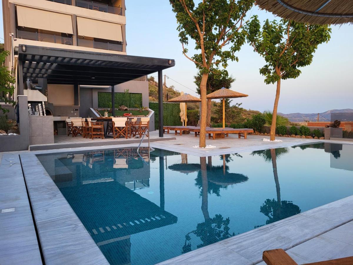 "Stergiou Luxury Apartments" Με Κοινη Πισινα Saronida Exteriör bild