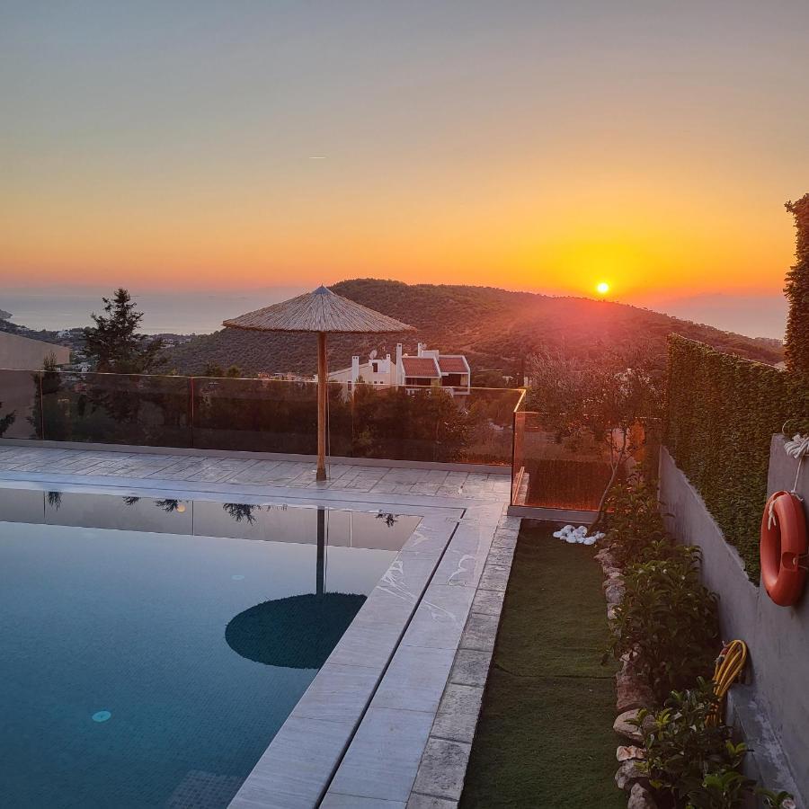 "Stergiou Luxury Apartments" Με Κοινη Πισινα Saronida Exteriör bild